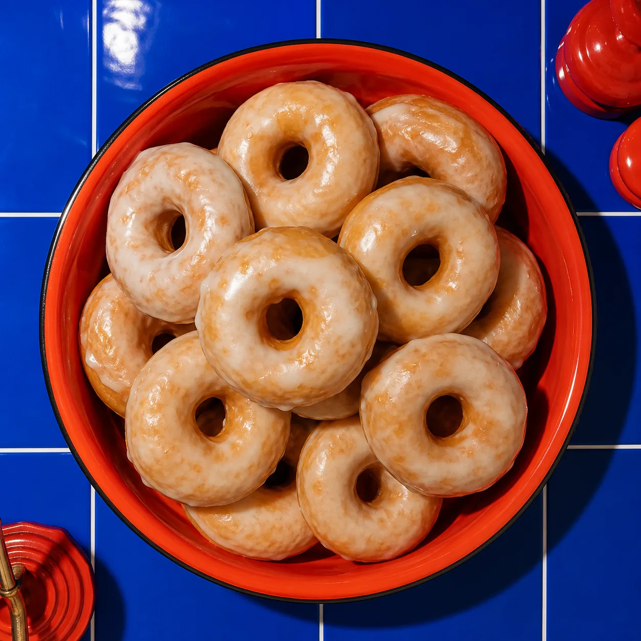 Donuts glacés maison