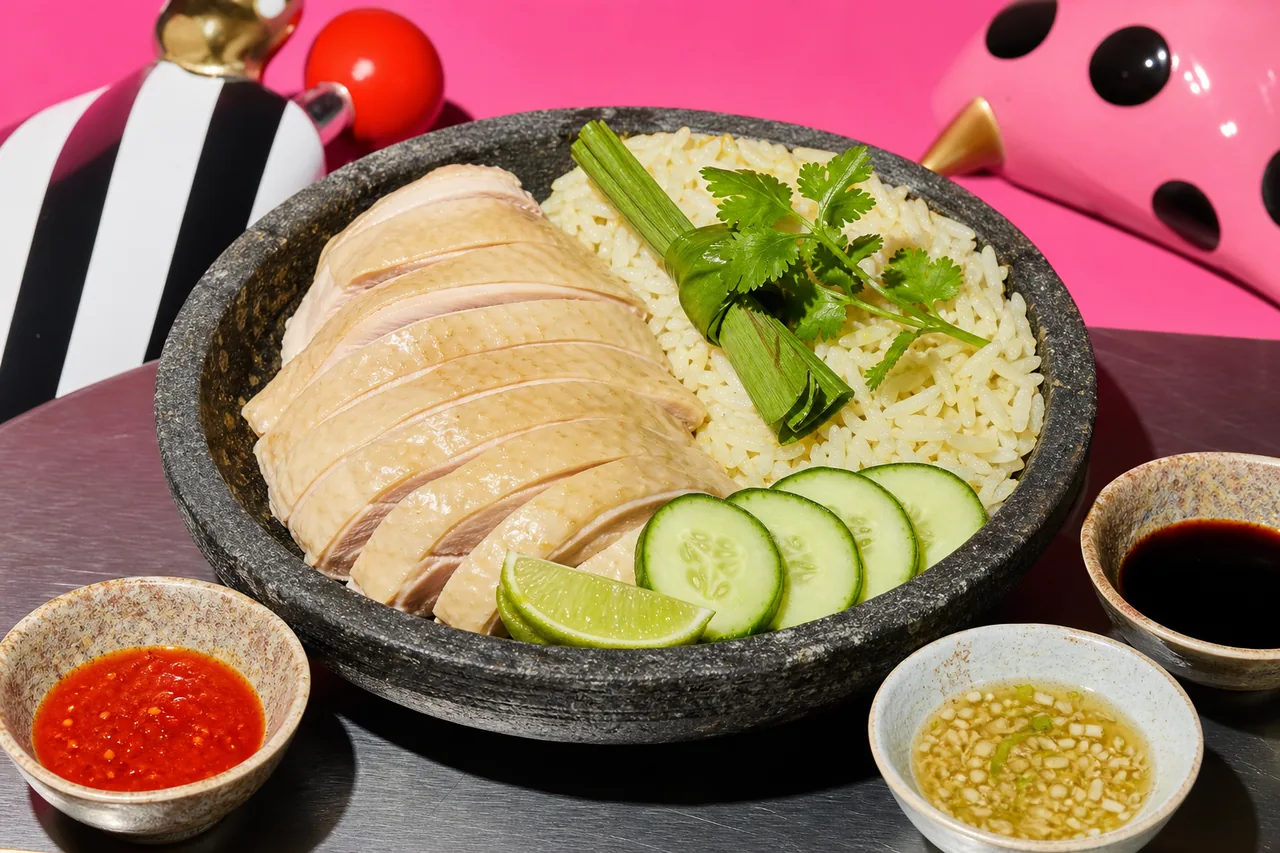 Riz au poulet hainanais