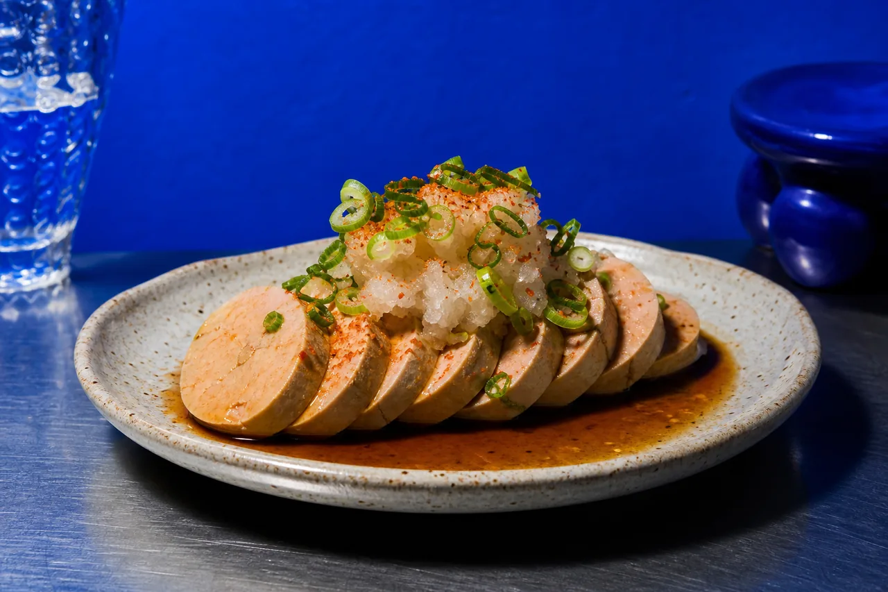 Ankimo (foie de lotte vapeur, sauce ponzu)