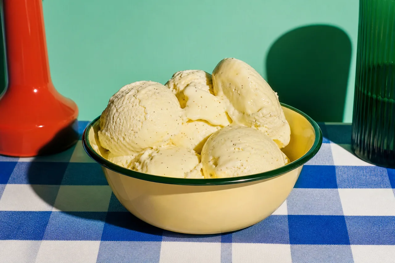 Glace vanille maison