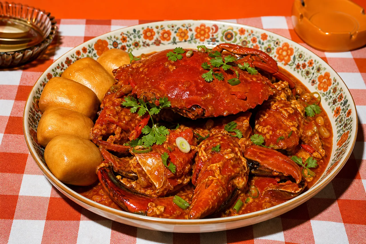 Chili crab de Singapour