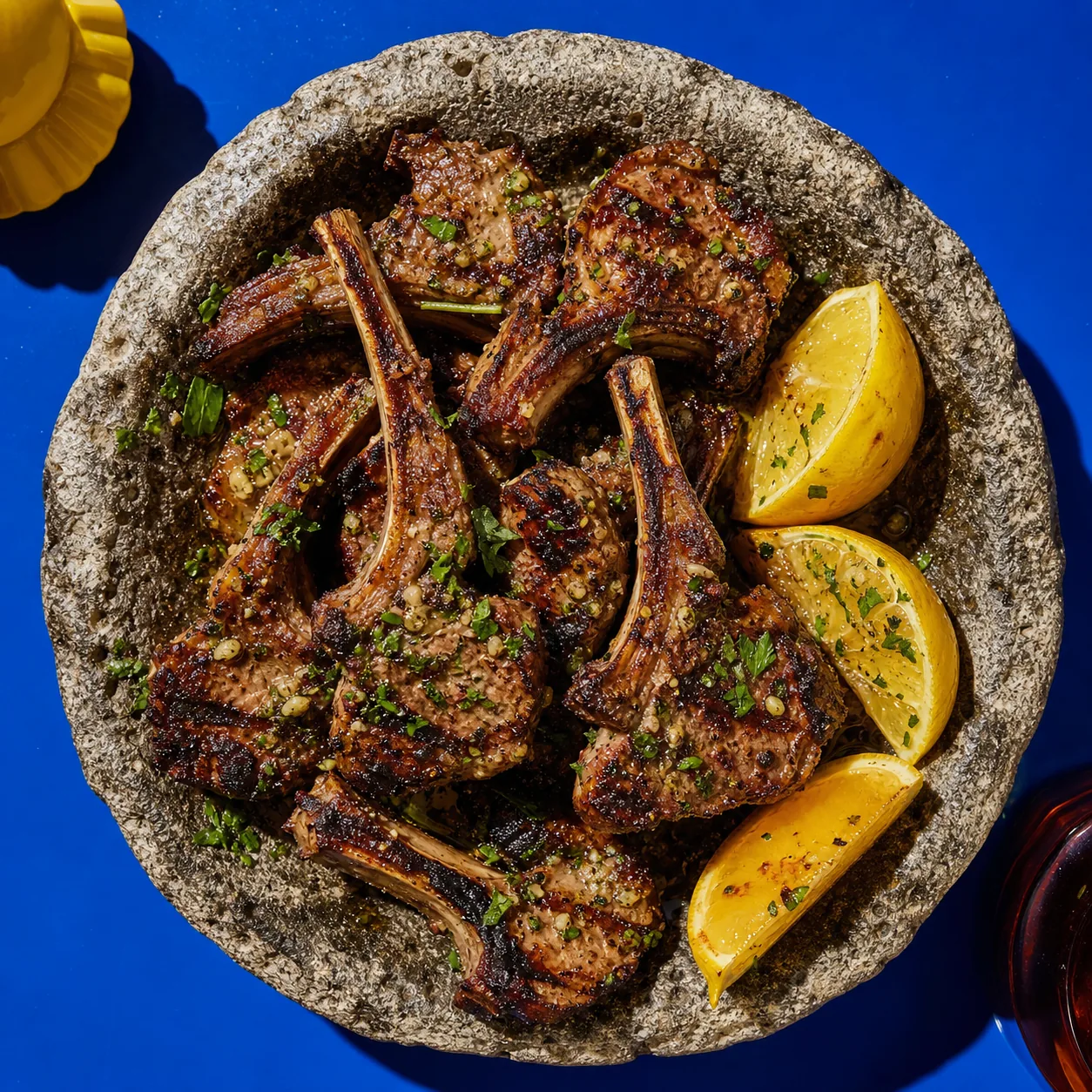 Païdakia (côtelettes d'agneau grillées à la grecque)