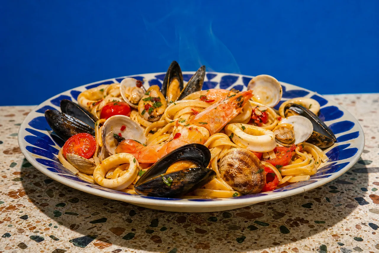 Linguine allo scoglio (aux fruits de mer)