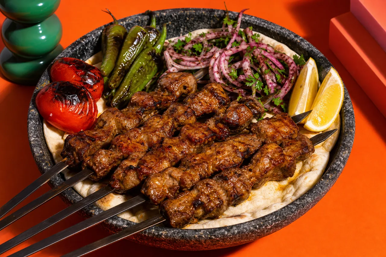 Kuzu şiş (brochettes d'agneau turques marinées)