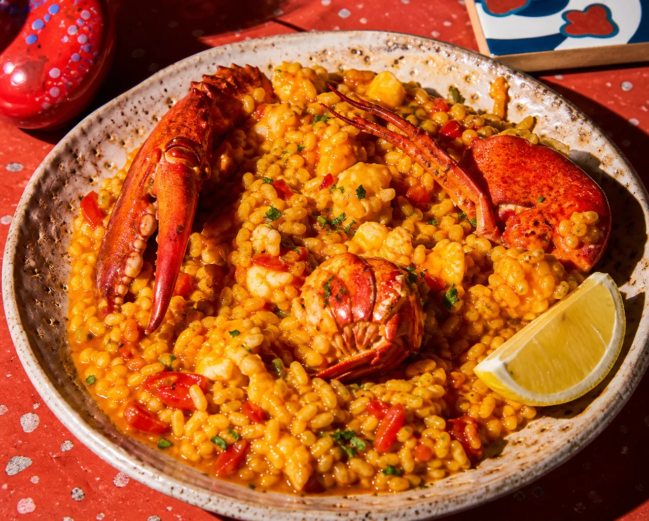 Arroz con bogavante (riz au homard espagnol)