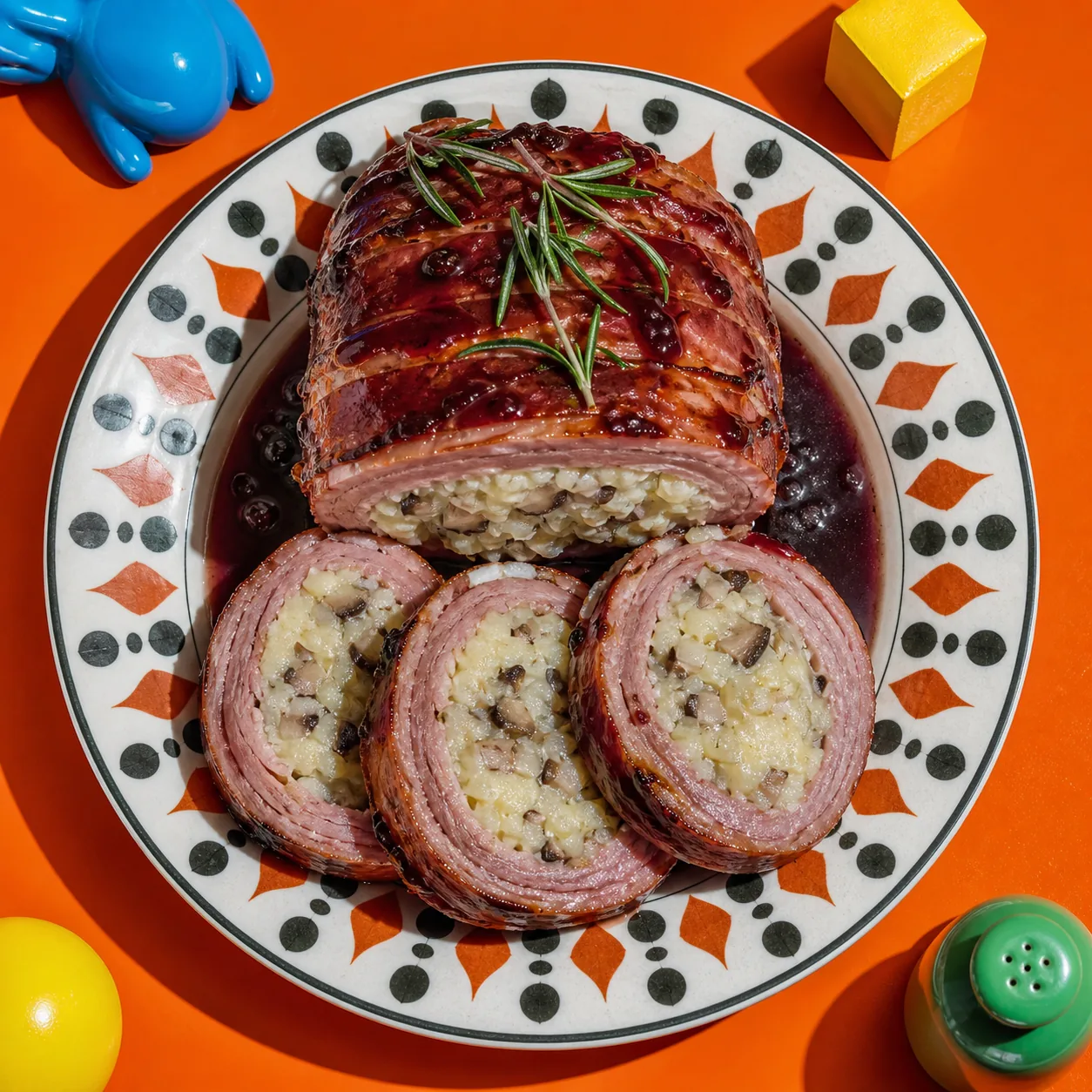 Gotcha pork roast (le faux rôti de Food Wars)