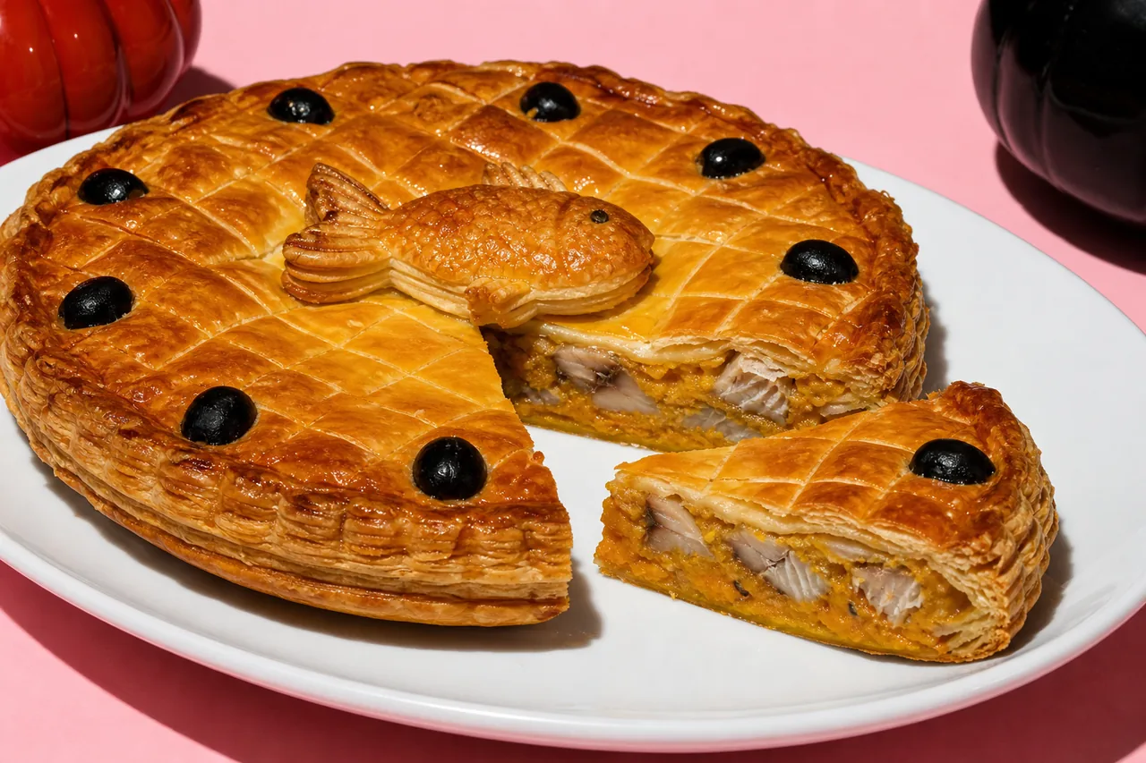 Tarte hareng-citrouille de Kiki (Kiki la petite sorcière)