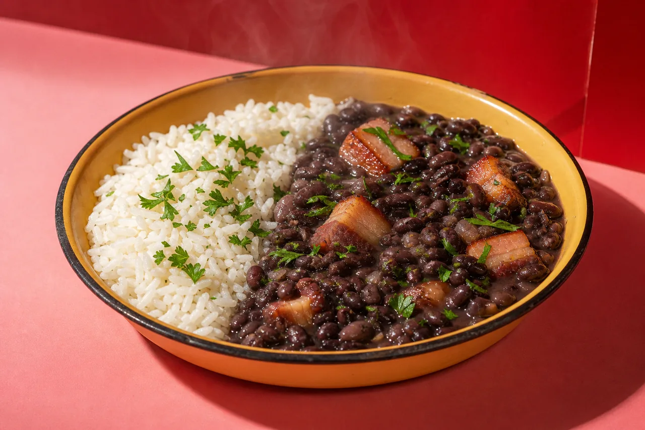 Arroz e feijão