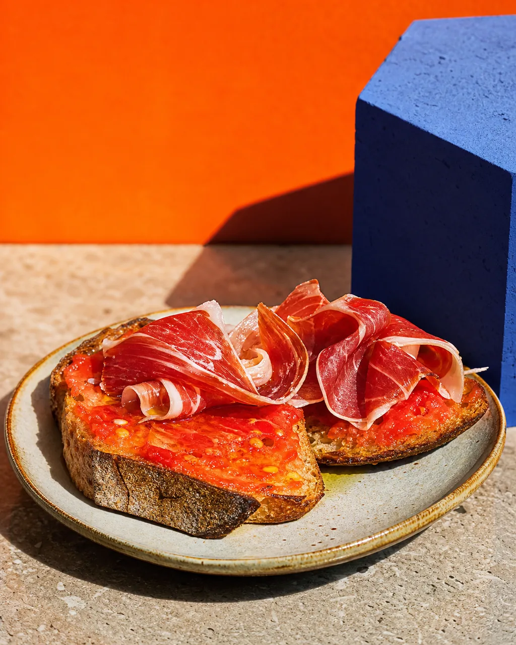 Pan con tomate au jambon
