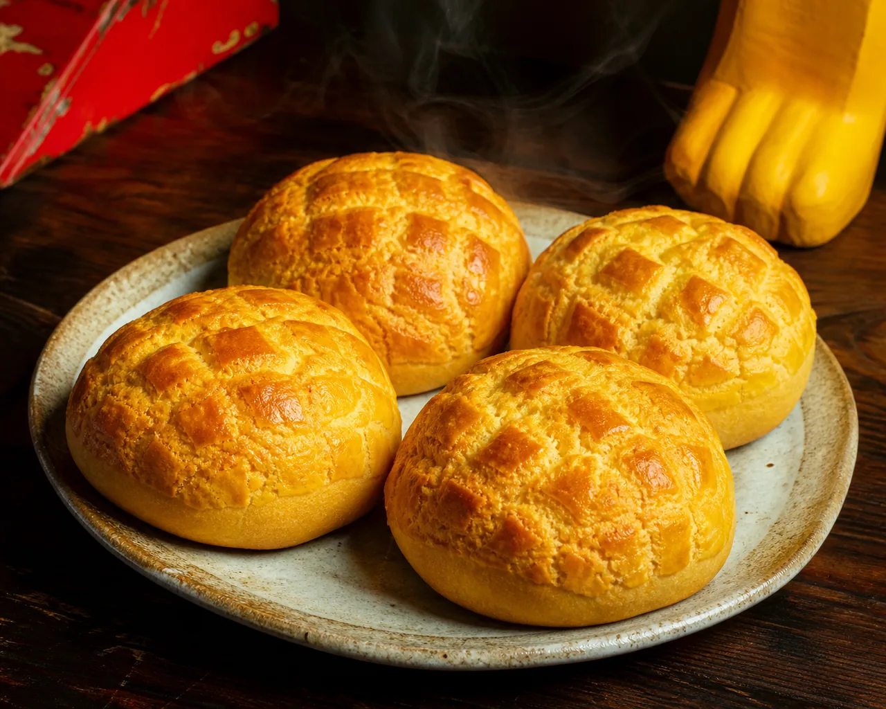 Bolo bao (pain ananas)