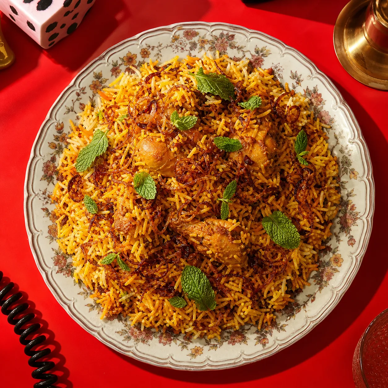 Biryani de poulet en cocotte
