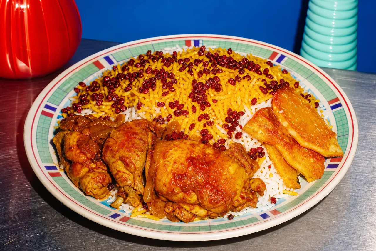 Zereshk polo au poulet