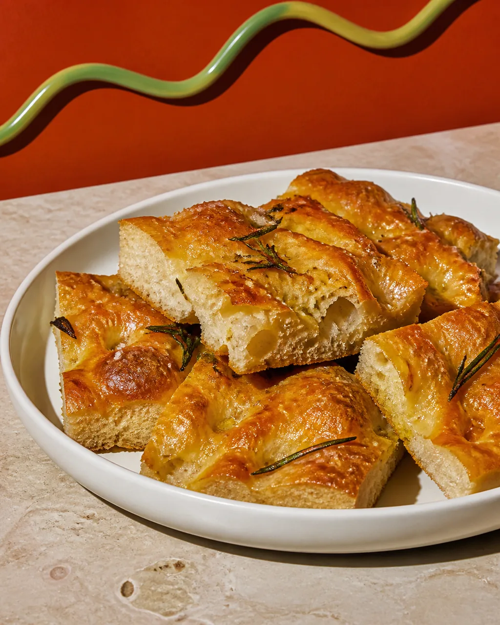 Focaccia à l'huile d'olive