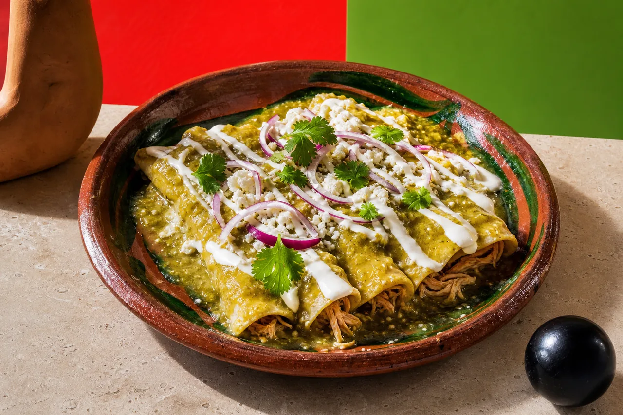 Enchiladas verdes