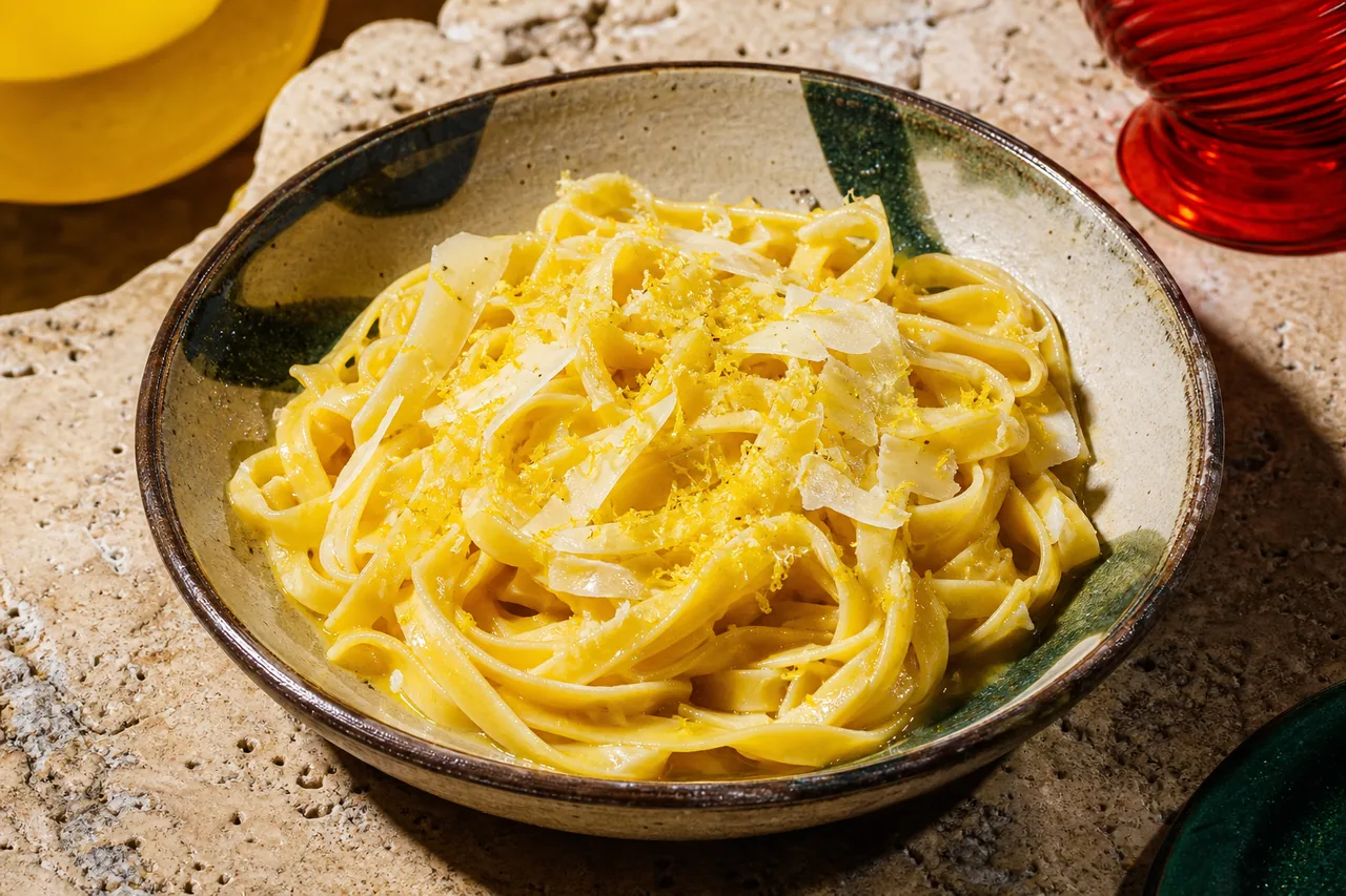Tagliatelles al limone