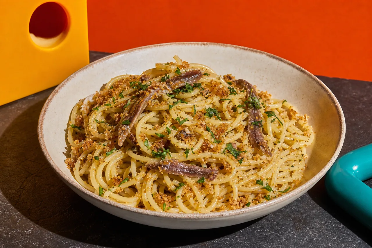 Spaghetti alle acciughe