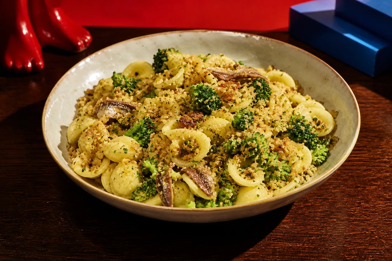 Orecchiette aux brocolis et anchois