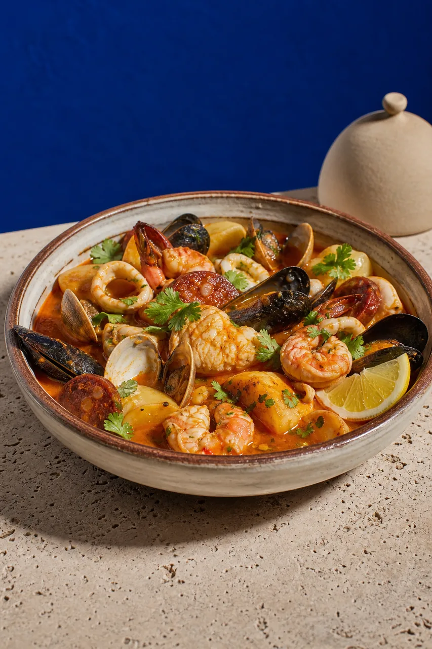Cataplana de fruits de mer