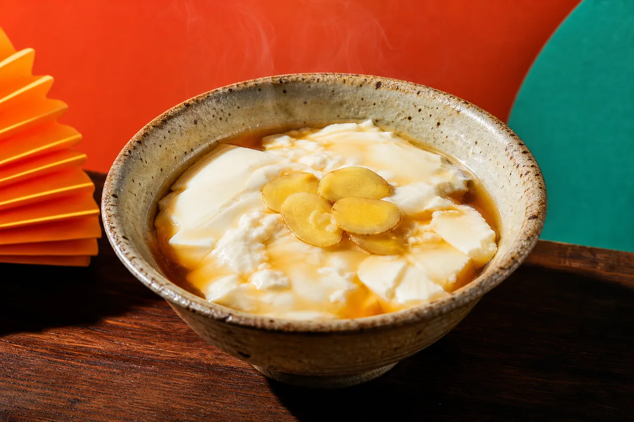 Douhua sucré au gingembre