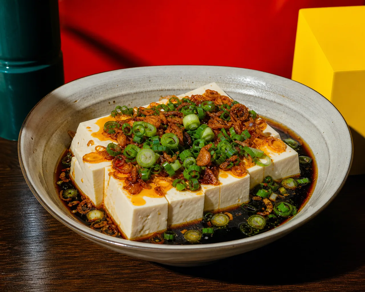 Doufu à la ciboule