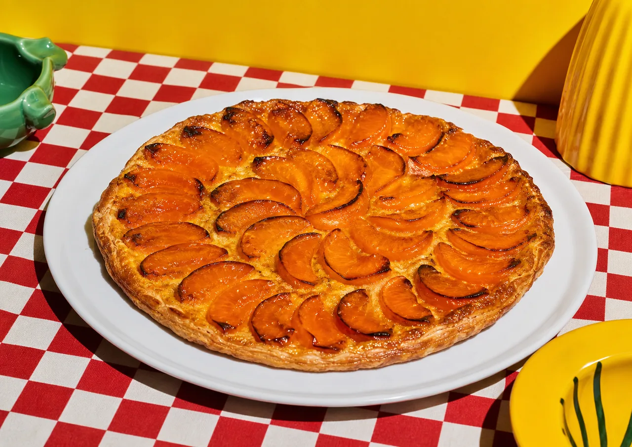 Tarte fine aux abricots