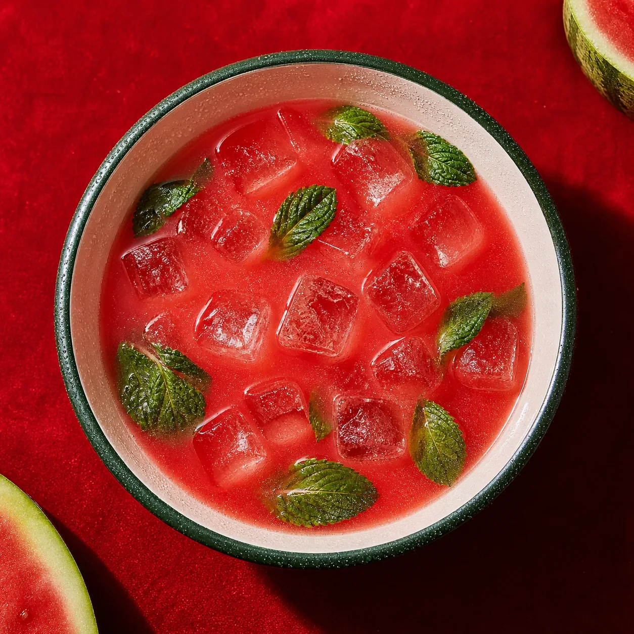 Agua fresca de pastèque (eau fraîche mexicaine)