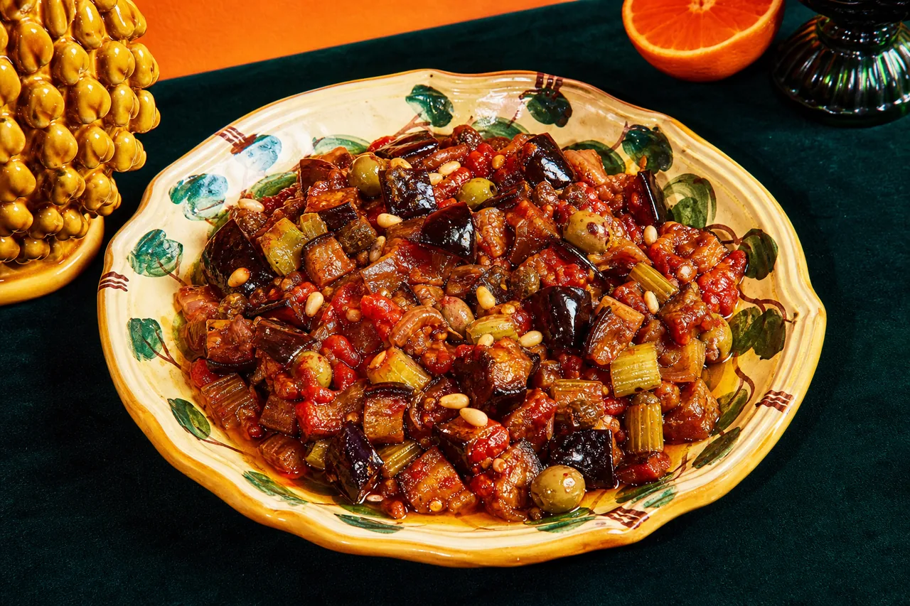 Caponata sicilienne (aubergines aigres-douces)