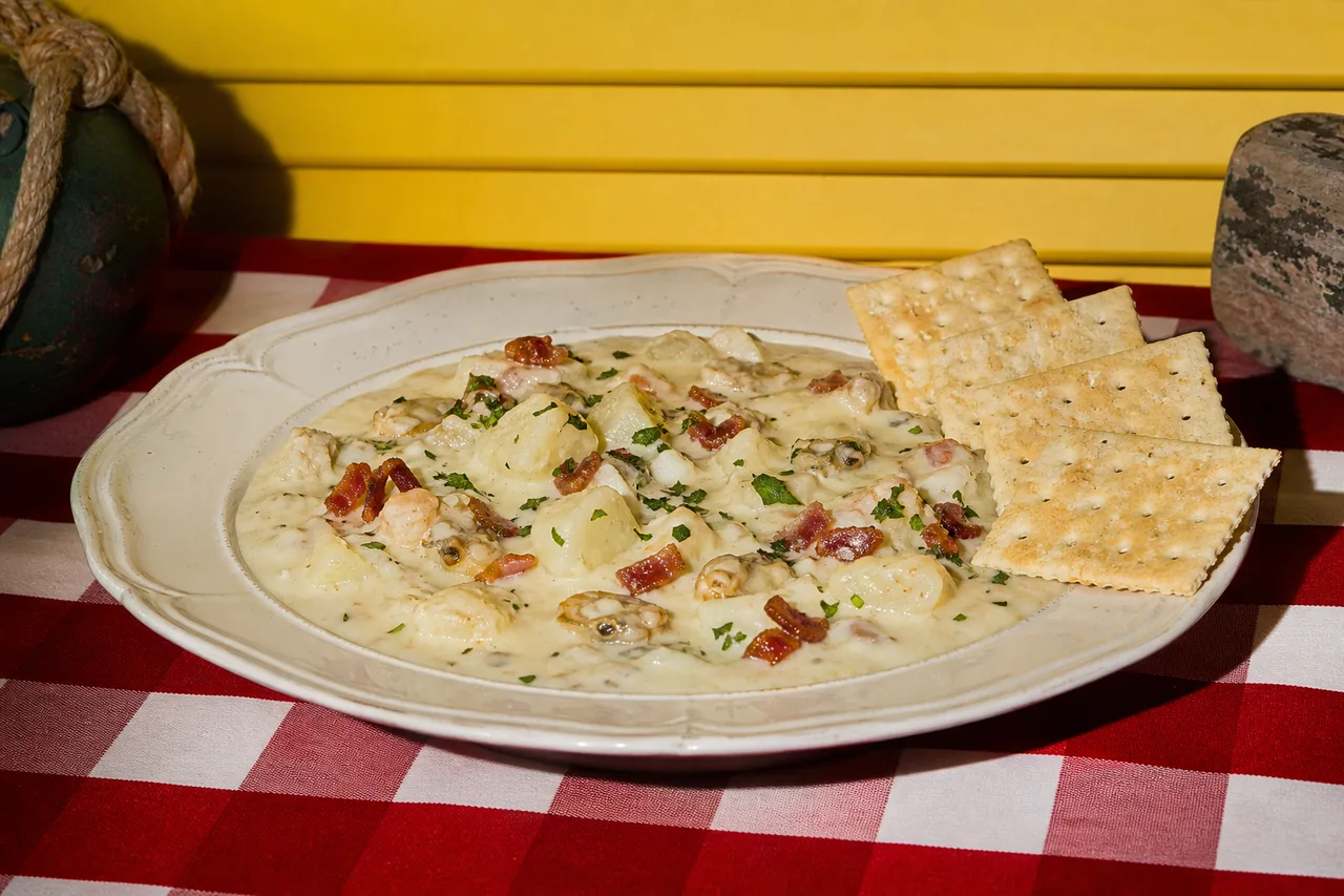 Clam chowder de Nouvelle-Angleterre