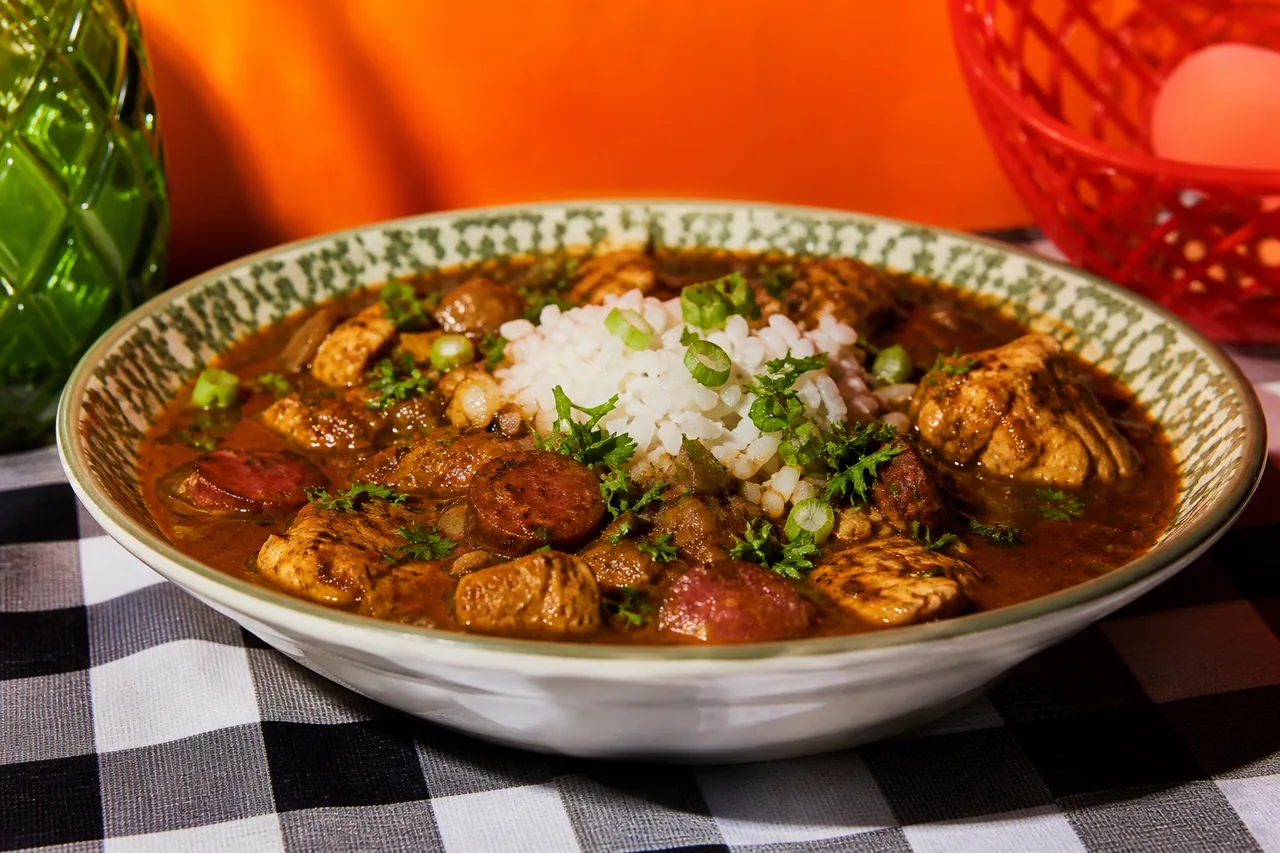 Gumbo poulet-andouille de Louisiane