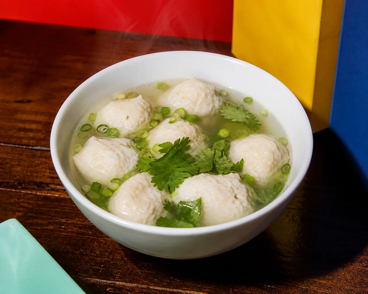 Soupe de boulettes de poisson (yu wan tang)