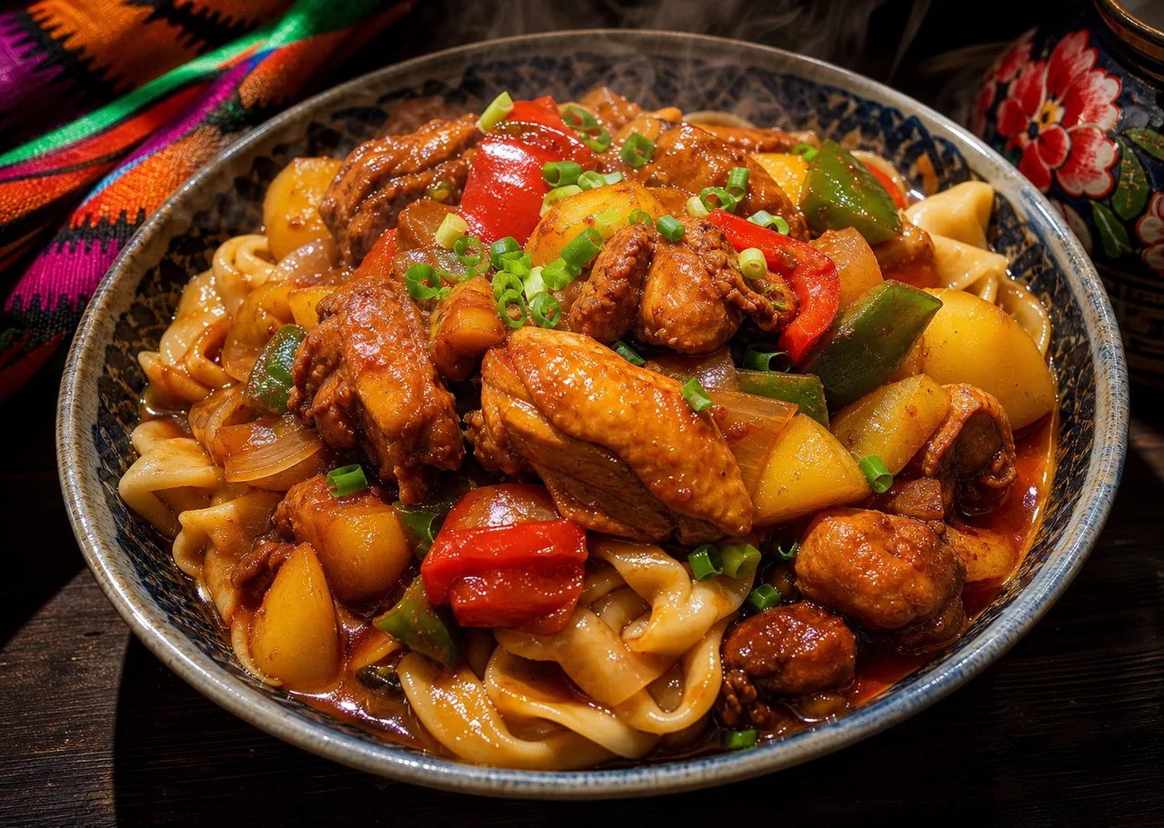 Da pan ji (grand plat de poulet)