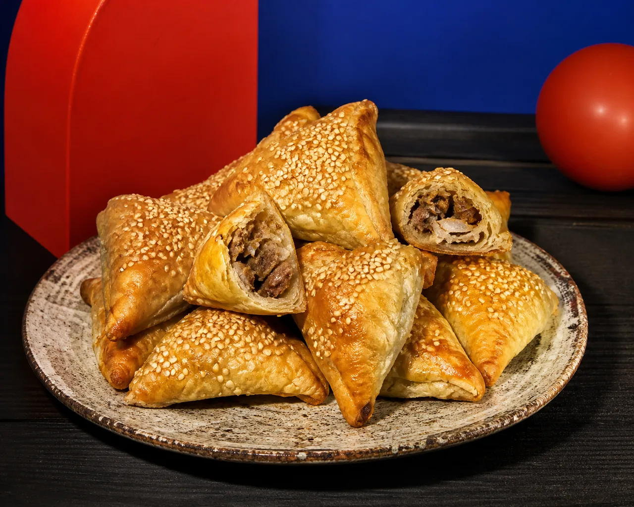 Samsa (chaussons à l'agneau)