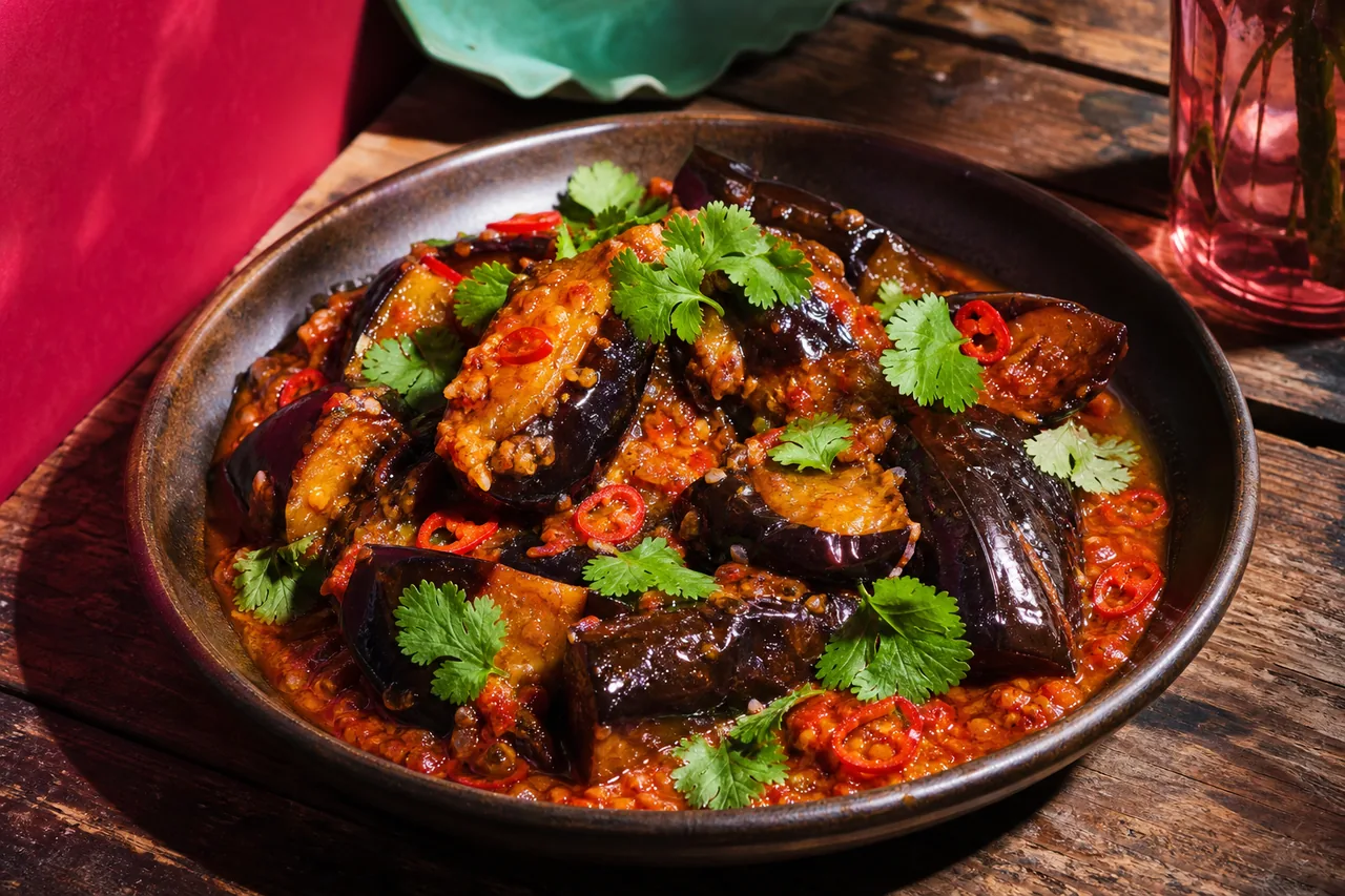 Aubergines à l'ail de l'Ouest