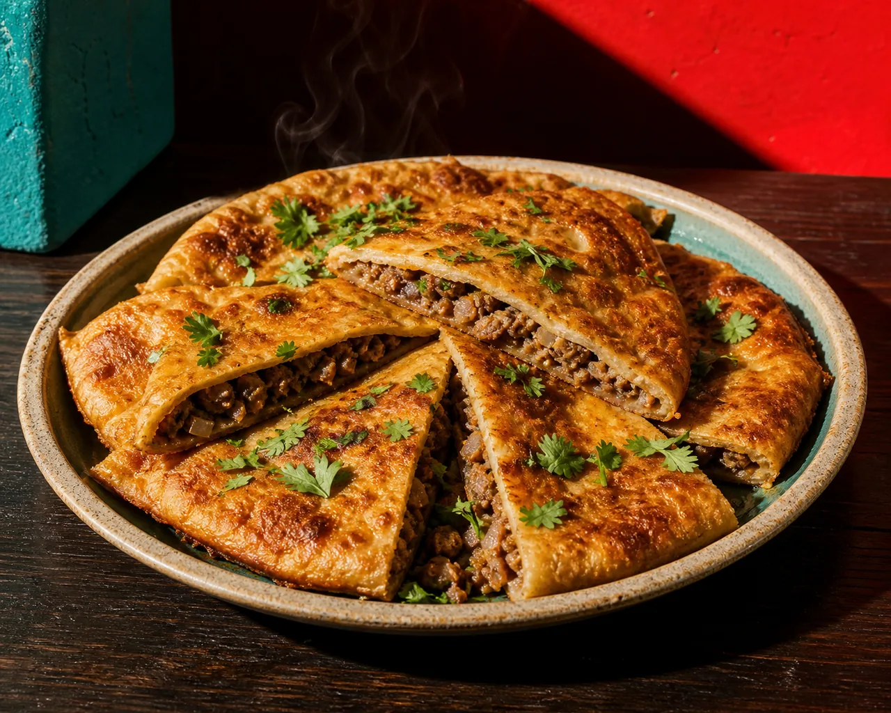 Pain frit à l'agneau