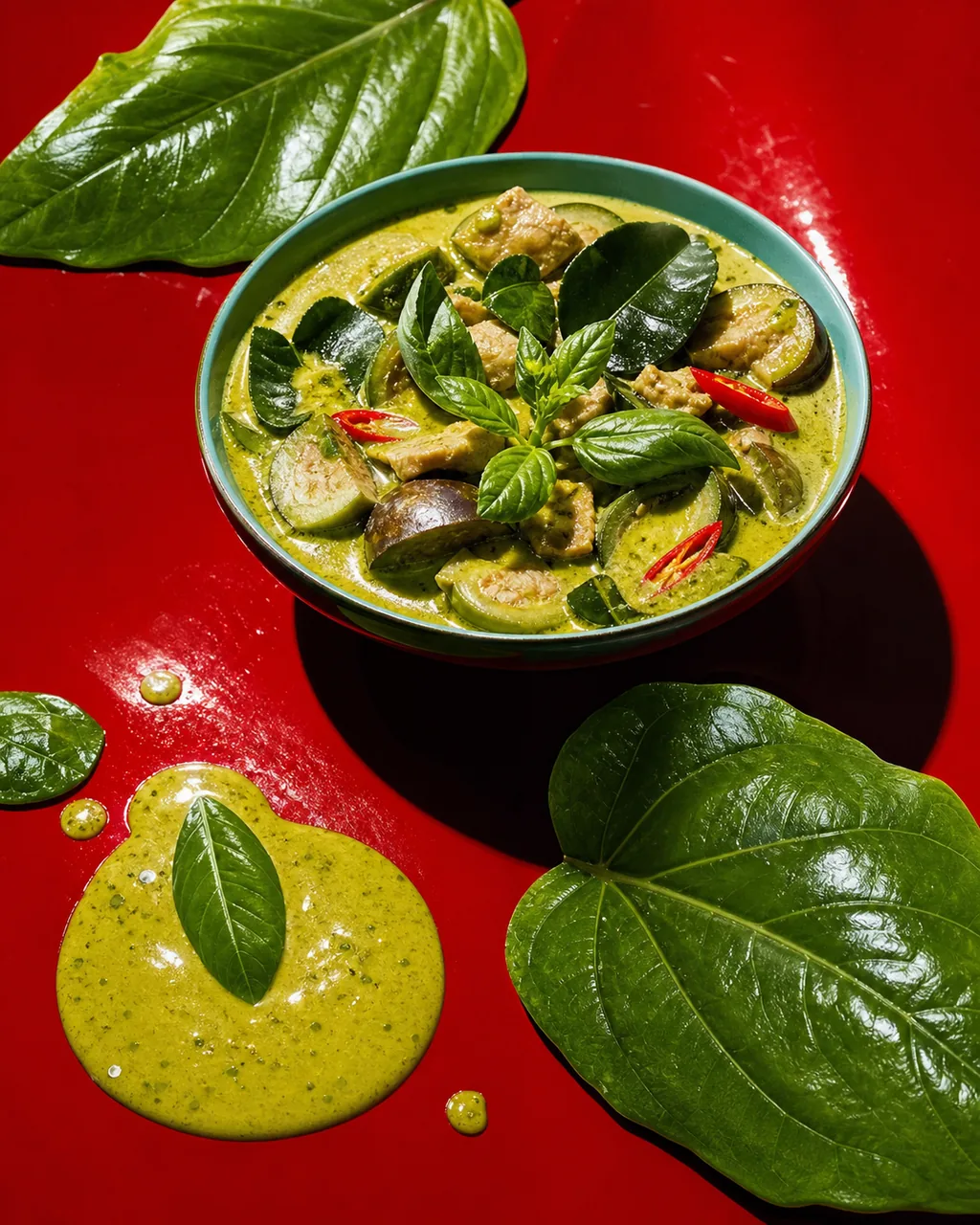 Green curry thaï