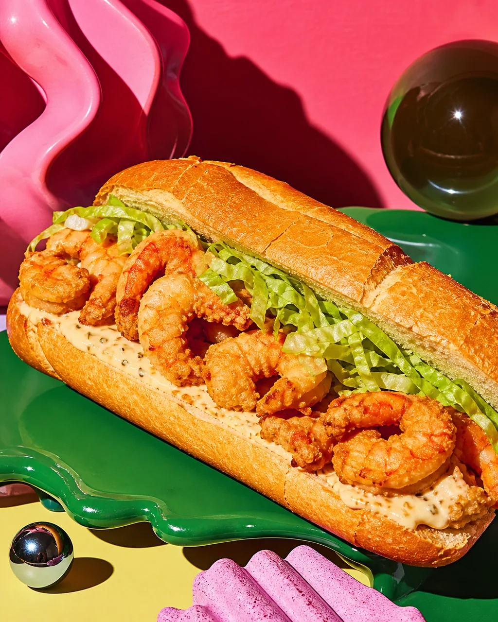 Shrimp po’ boy